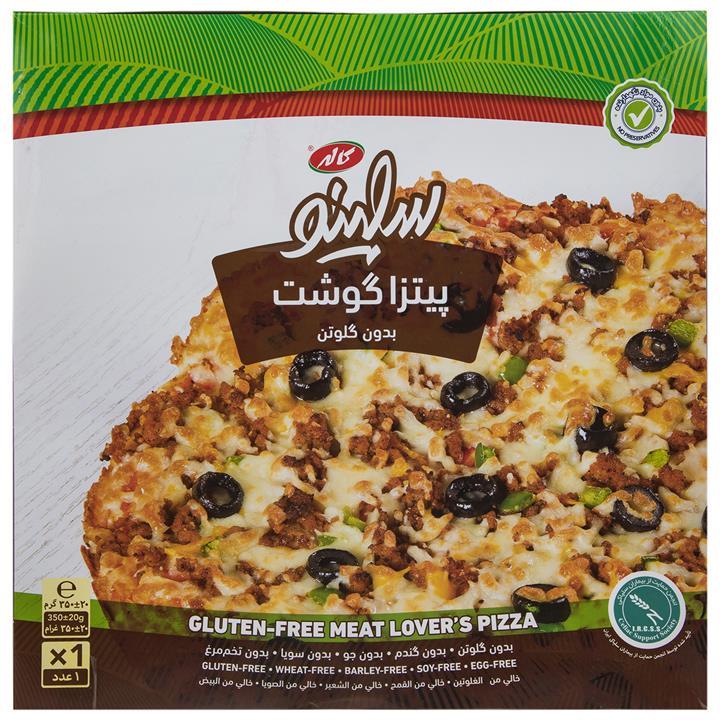 پیتزا گوشت بدون گلوتن سلینو مقدار 350 گرم Celino Gluten Free Meat Lovers Pizza 350gr